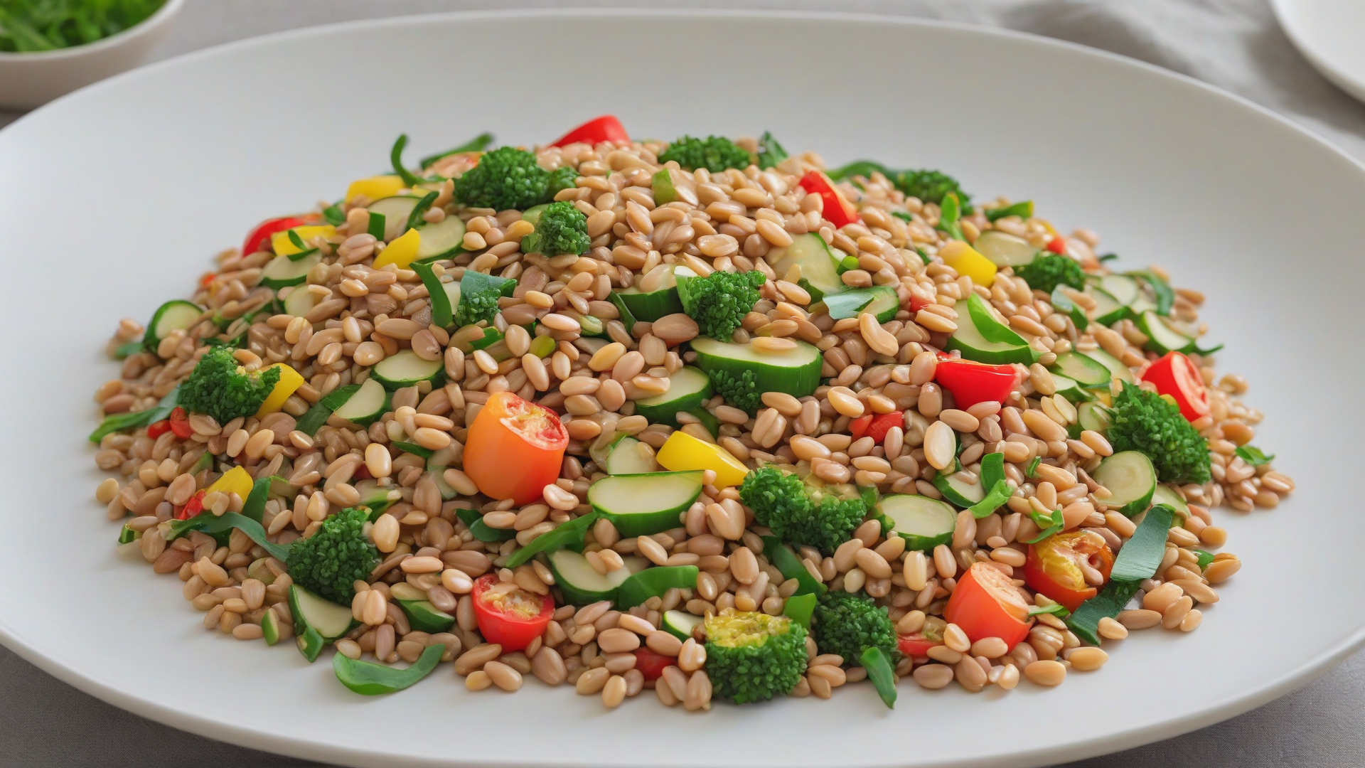 farro con verdure